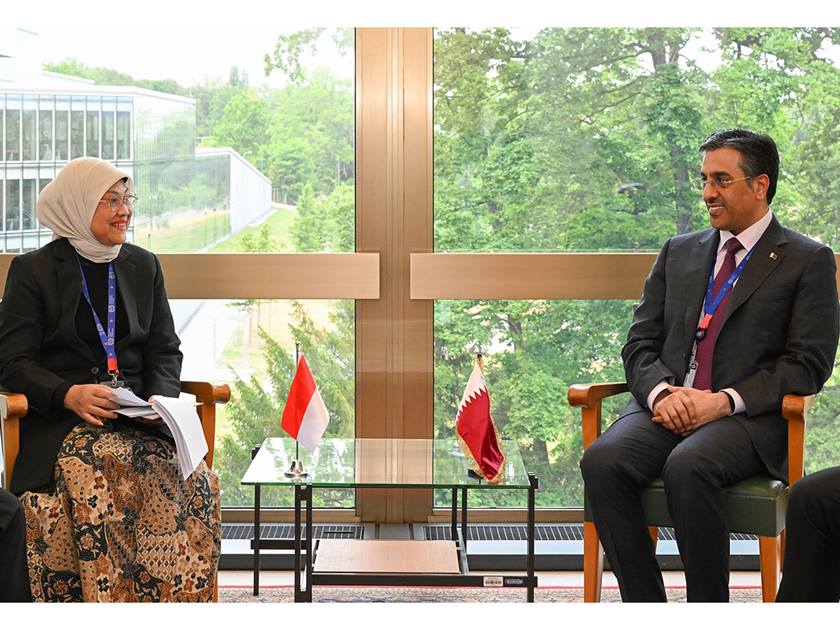 “Ministers of Labor from Qatar and Indonesia Discuss Partnership Prospects at International Labor Conference”