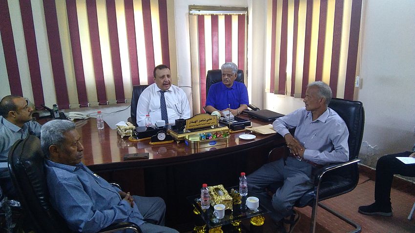 “Deputy Minister of Civil Service and Insurance Inspects Disciplinary Progress at Insurance and Pensions Authority in Aden”