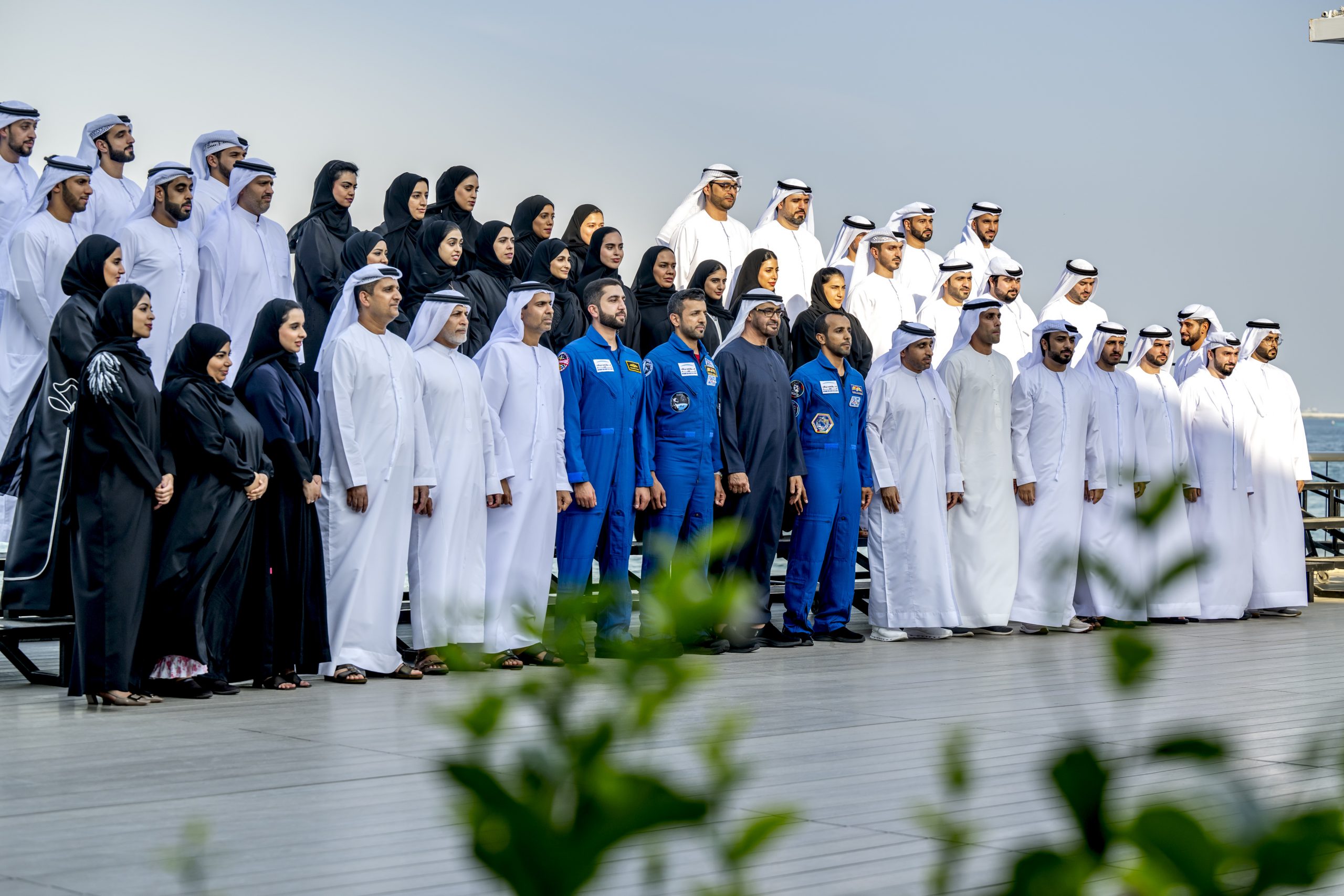 Mohamed bin Zayed receives astronaut Sultan Al Neyadi, UAE Mission 2 Team
