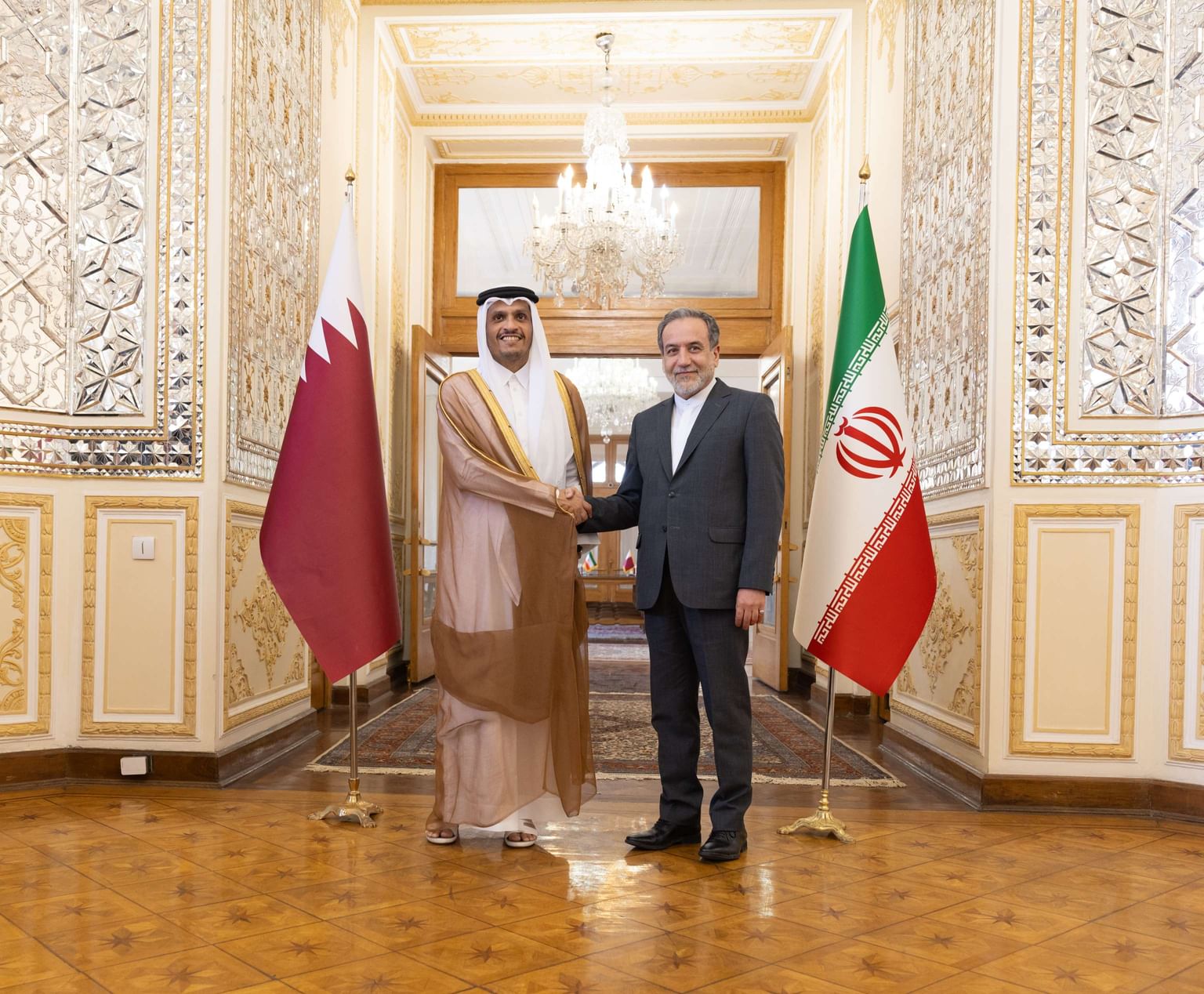 PM of Qatar, FM of Iran hold talks in Tehran