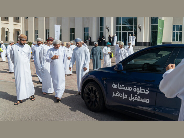 Oman Launches First Electric Vehicle Convoy to Promote Sustainable Transportation and Green Mobility