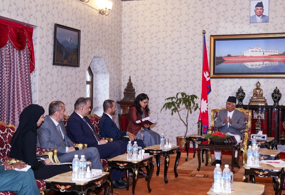 Nepal President Receives Oman’s Foreign Minister