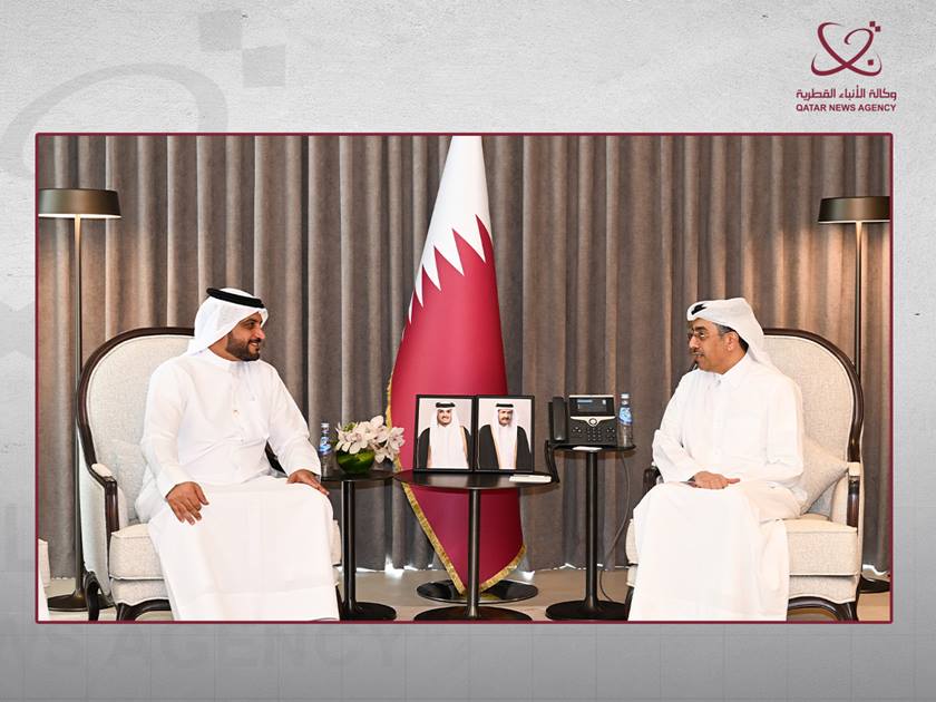 Minister of Labor Meets Ambassador of Bahrain