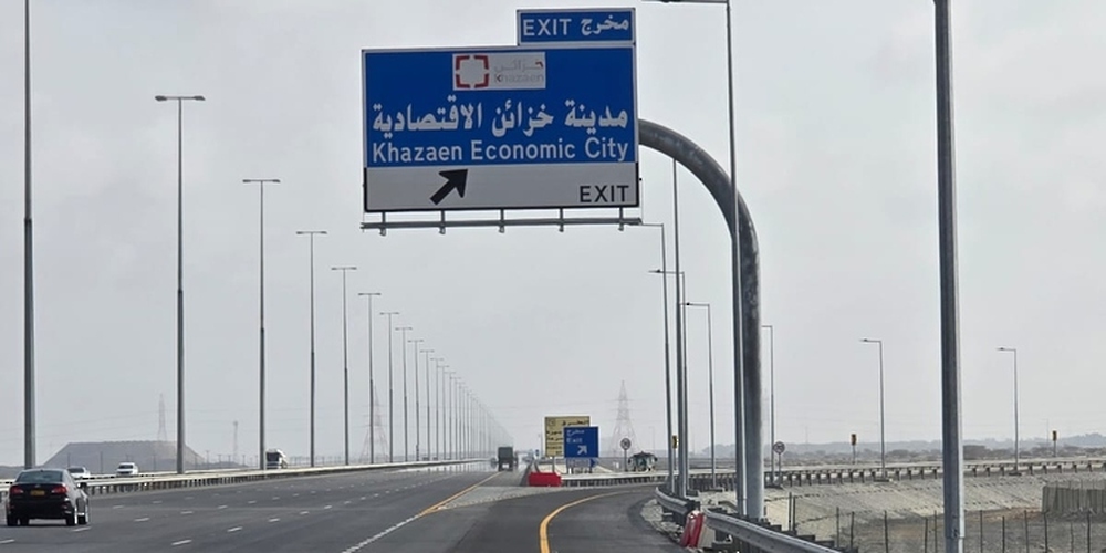 Transport Ministry Inaugurates Road Connections of Khazaen Economic City