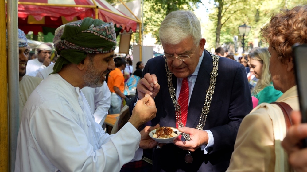Oman Embassy in Netherlands Participates in Annual Embassy Festival
