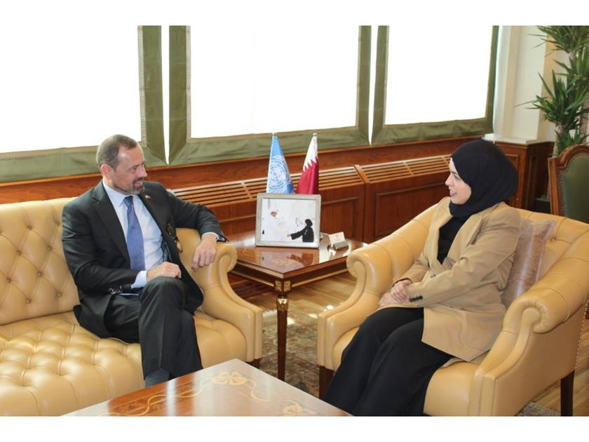 Qatar’s Permanent Representative to United Nations Meets US Envoy to Sudan