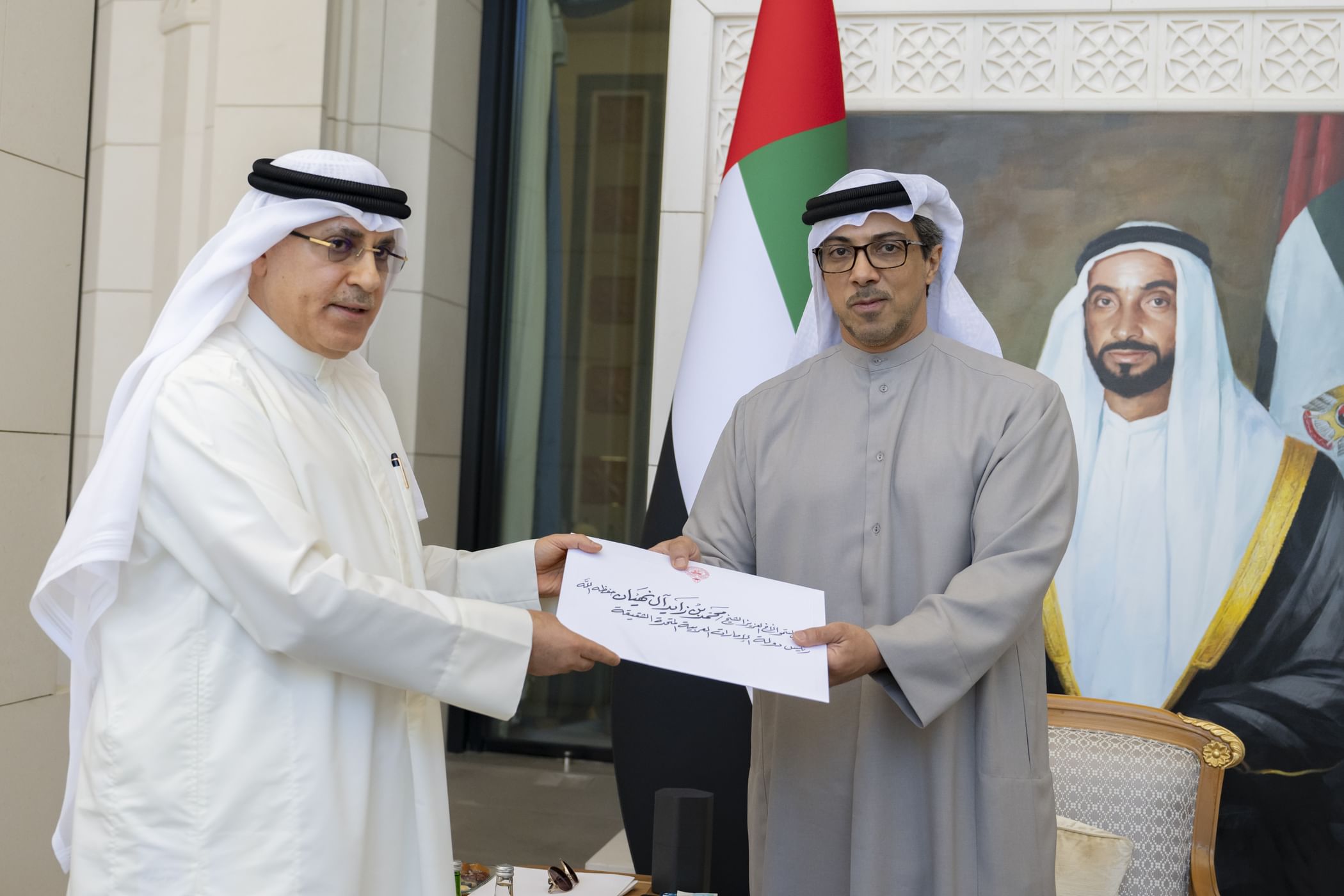 UAE President receives written message from Emir of Kuwait