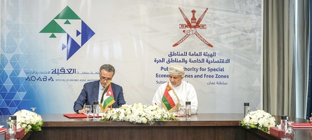 MoU Signed to Encourage Economic Development Between Duqm, Jordan’s Aqaba Zone