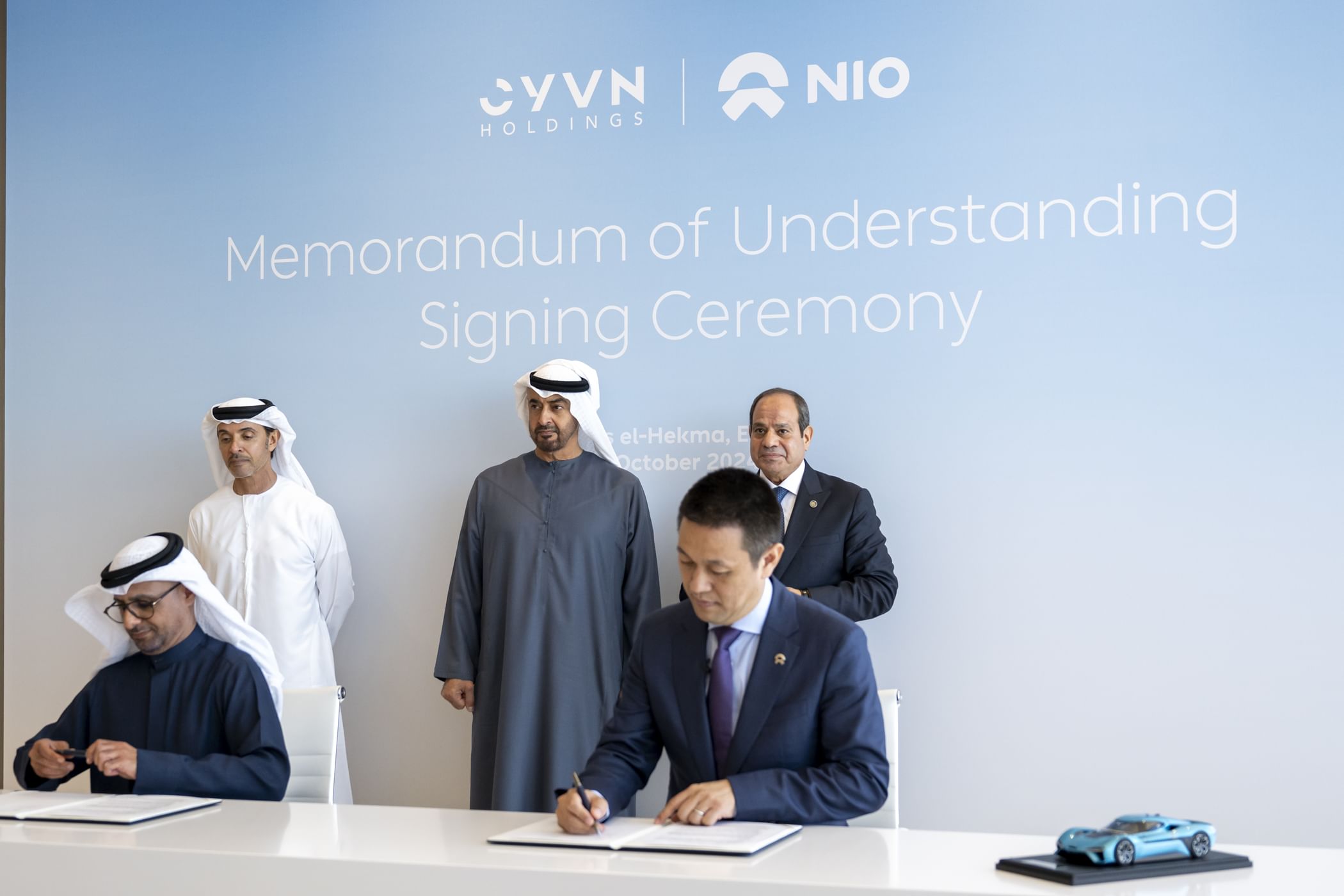 NIO, CYVN Holdings form joint venture to advance smart electric vehicle innovation across MENA