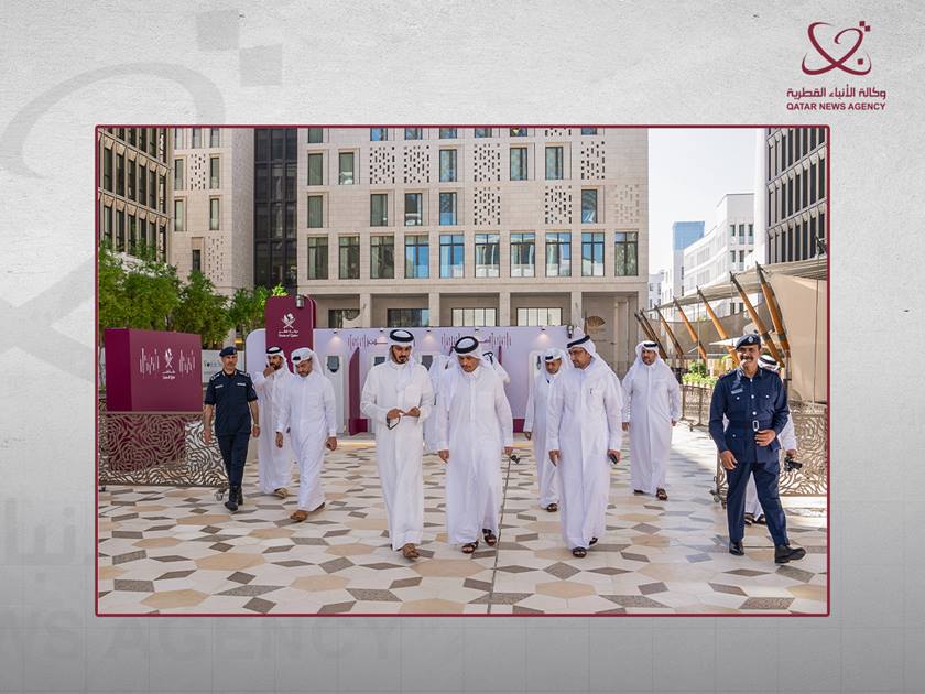 Prime Minister and Minister of Foreign Affairs Inspects Referendum Committee on Draft Constitutional Amendments in Msheireb