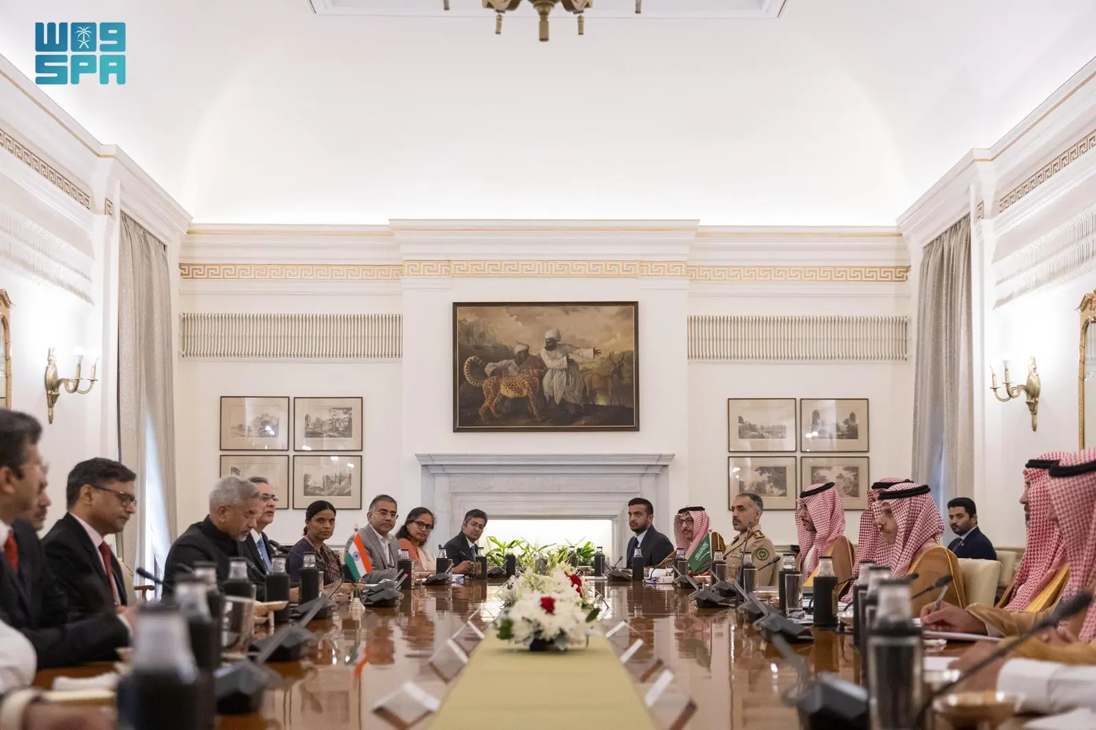 Saudi, Indian Foreign Ministers Co-Chair Political, Security, Social, and Cultural Cooperation Committee Meeting