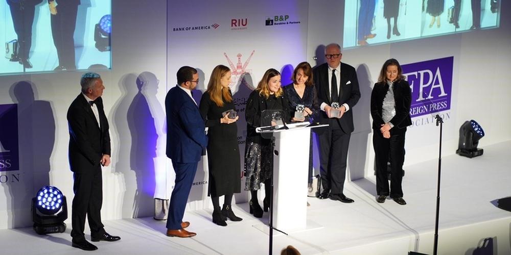 Oman Presents Two Media Awards at Oscars of Journalism Ceremony in London