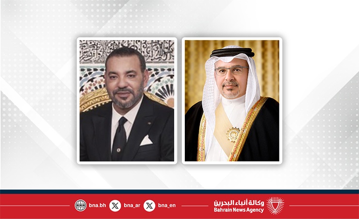 HRH the Crown Prince and Prime Minister congratulates the King of the Kingdom of Morocco