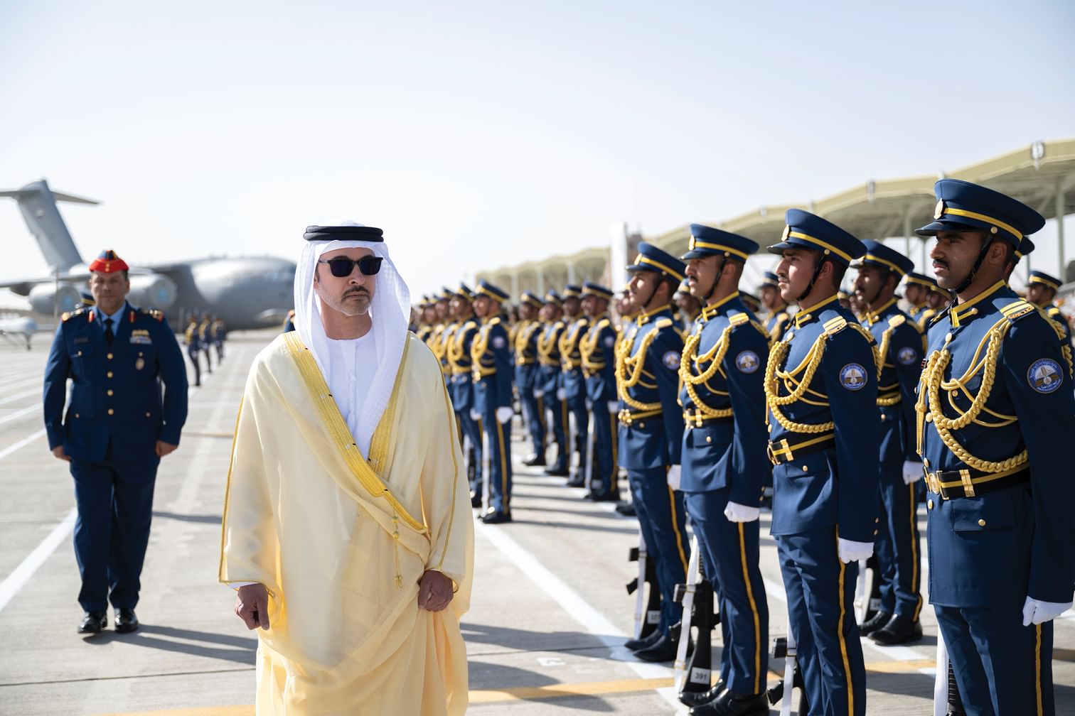 Hazza bin Zayed attends graduation ceremony at Khalifa bin Zayed Air College