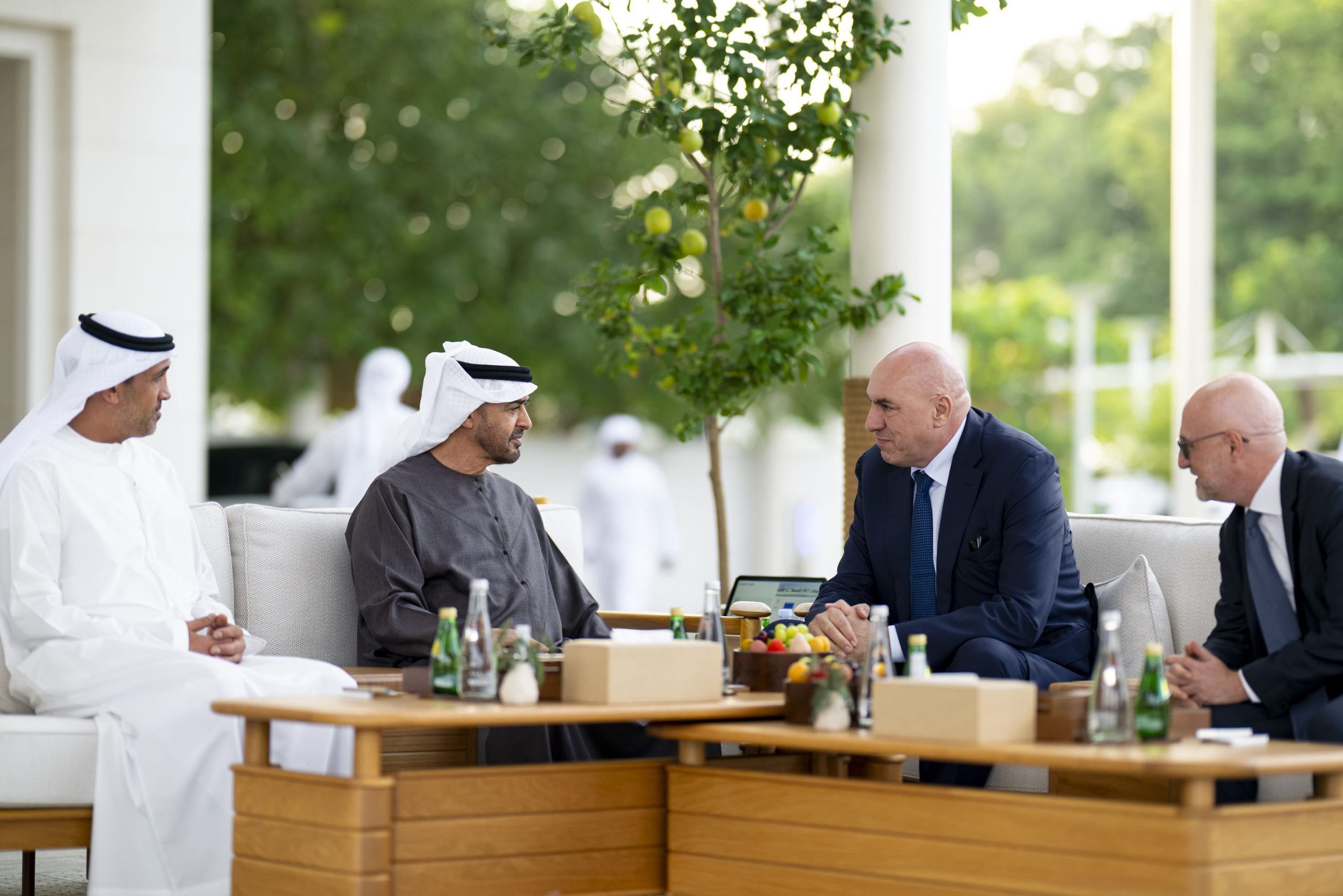 UAE President receives Italian Defence Minister