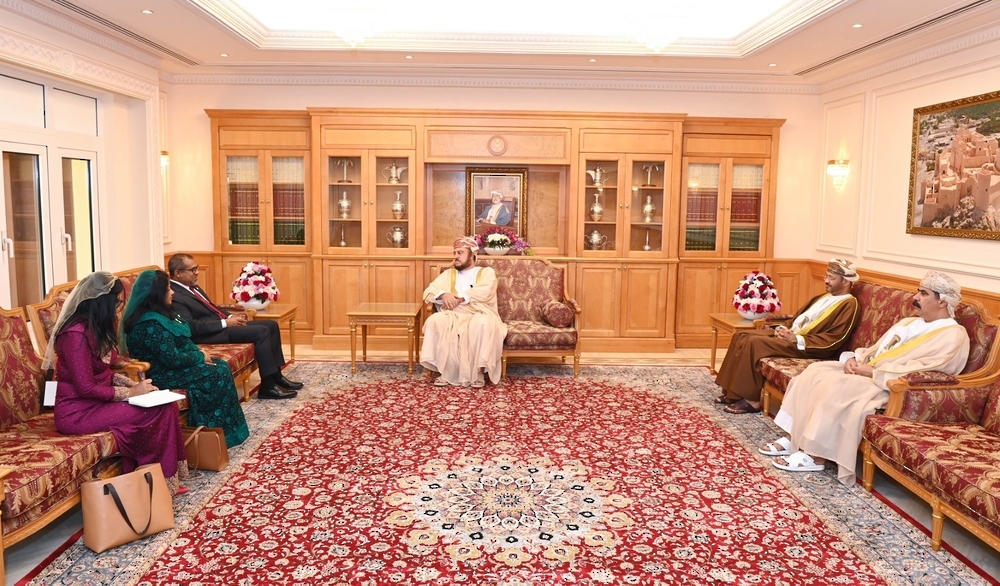 At HM The Sultan’s Behest, Sayyid Asa’ad Receives Foreign Affairs Minister of Maldives