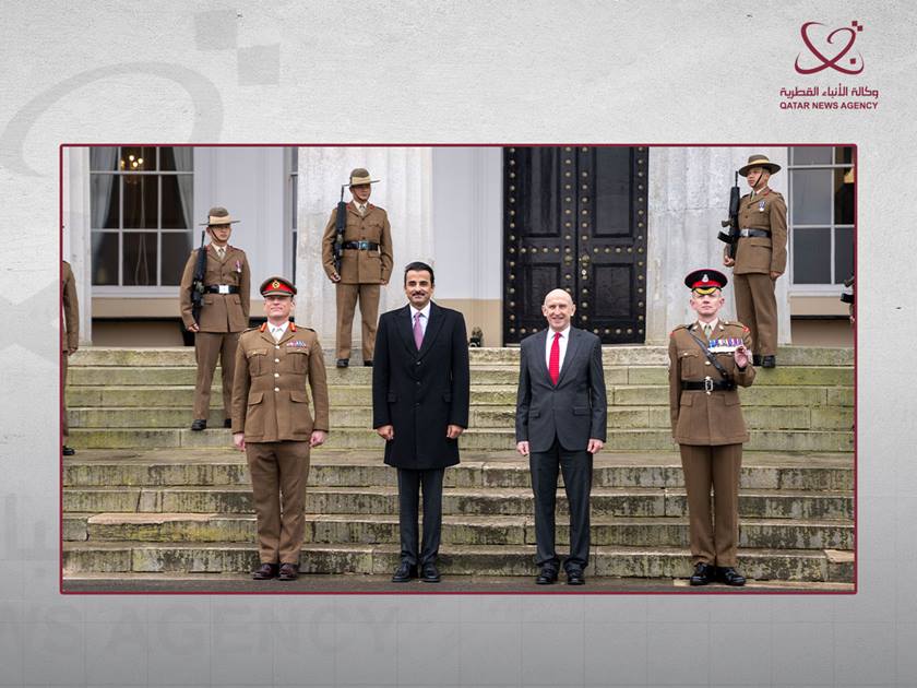 HH the Amir Visits Military Academy Sandhurst