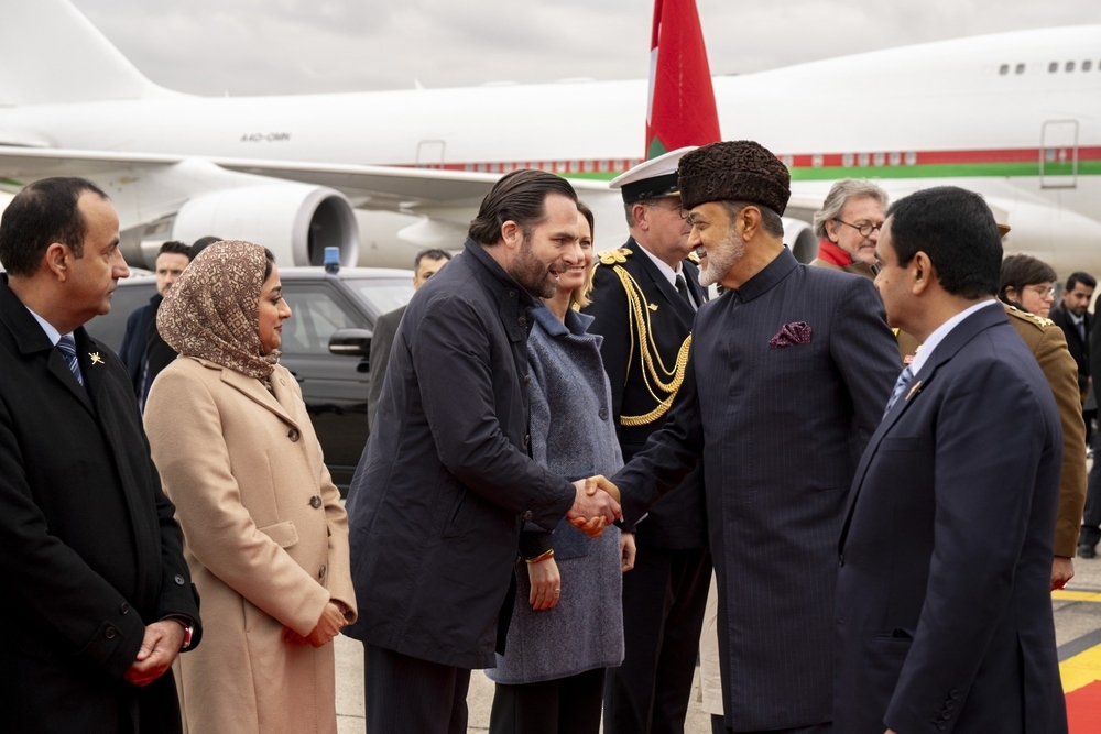HM The Sultan Leaves Belgium