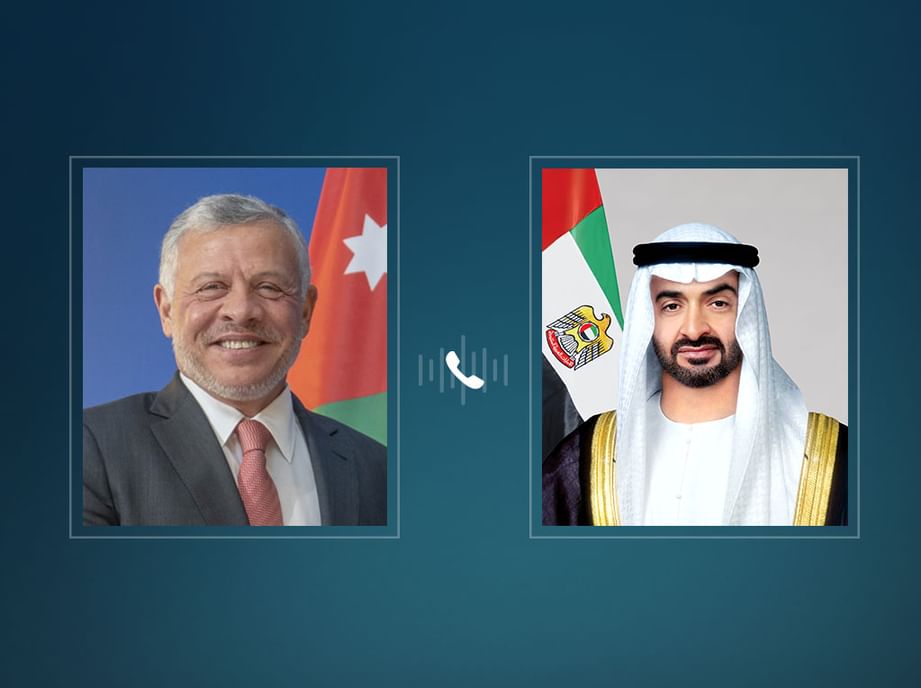 UAE President, King of Jordan discuss bilateral relations, regional developments