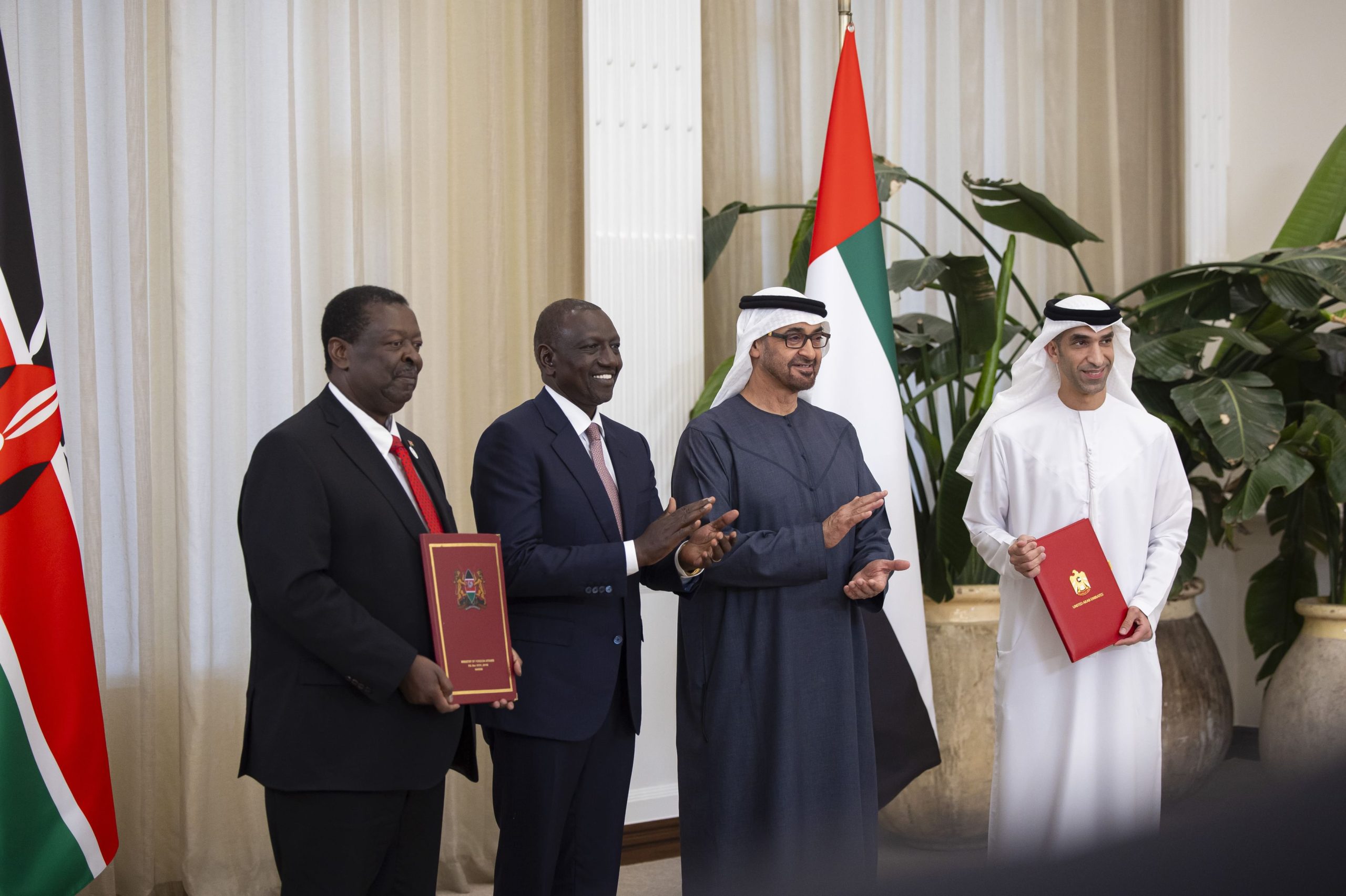 Presidents of UAE, Kenya take part in Comprehensive Economic Partnership Agreement signing