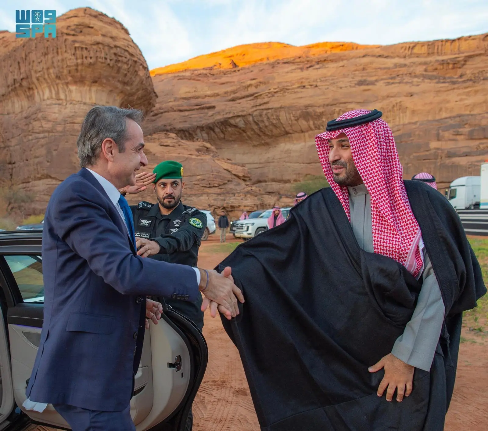 HRH the Crown Prince, Hellenic Republic’s Prime Minister Meet in AlUla, Co-Chair Saudi-Greek Strategic Partnership Council