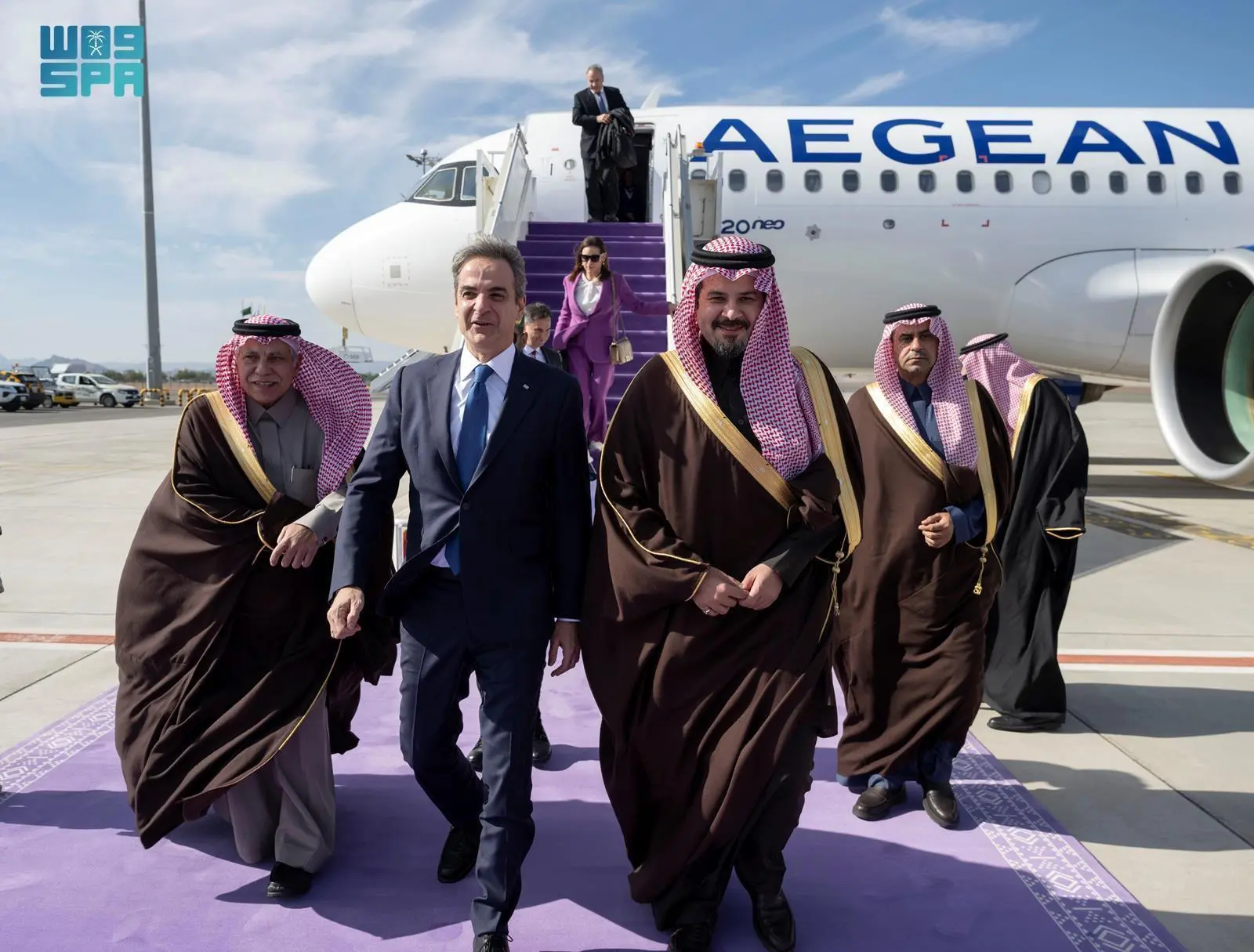 Hellenic Republic’s Prime Minister Arrives in AlUla