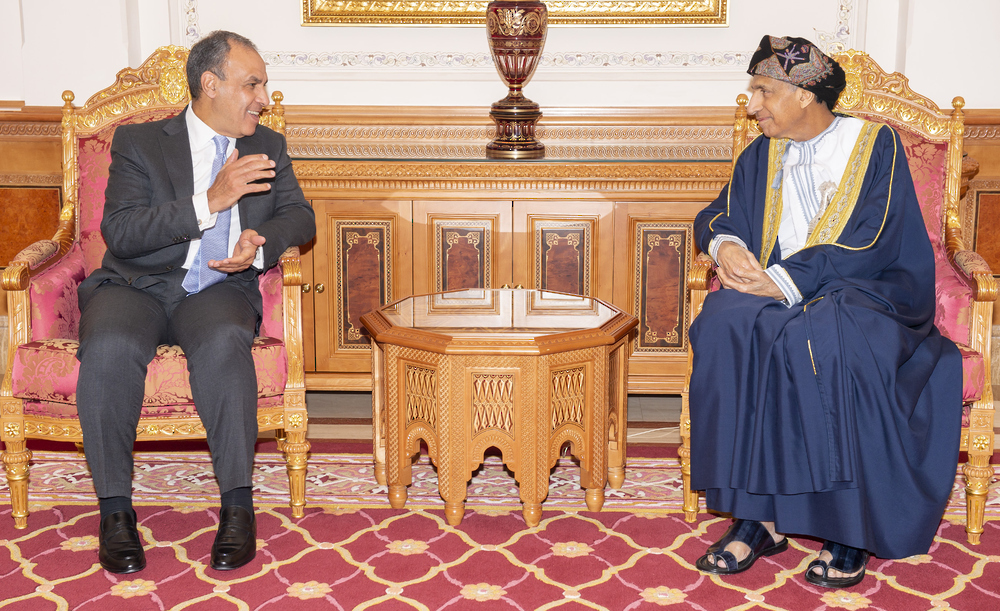 On Behalf of HM The Sultan, Sayyid Fahd Receives Egyptian Foreign Minister