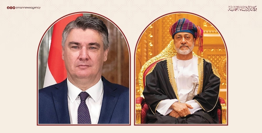 HM The Sultan Greets President of Croatia