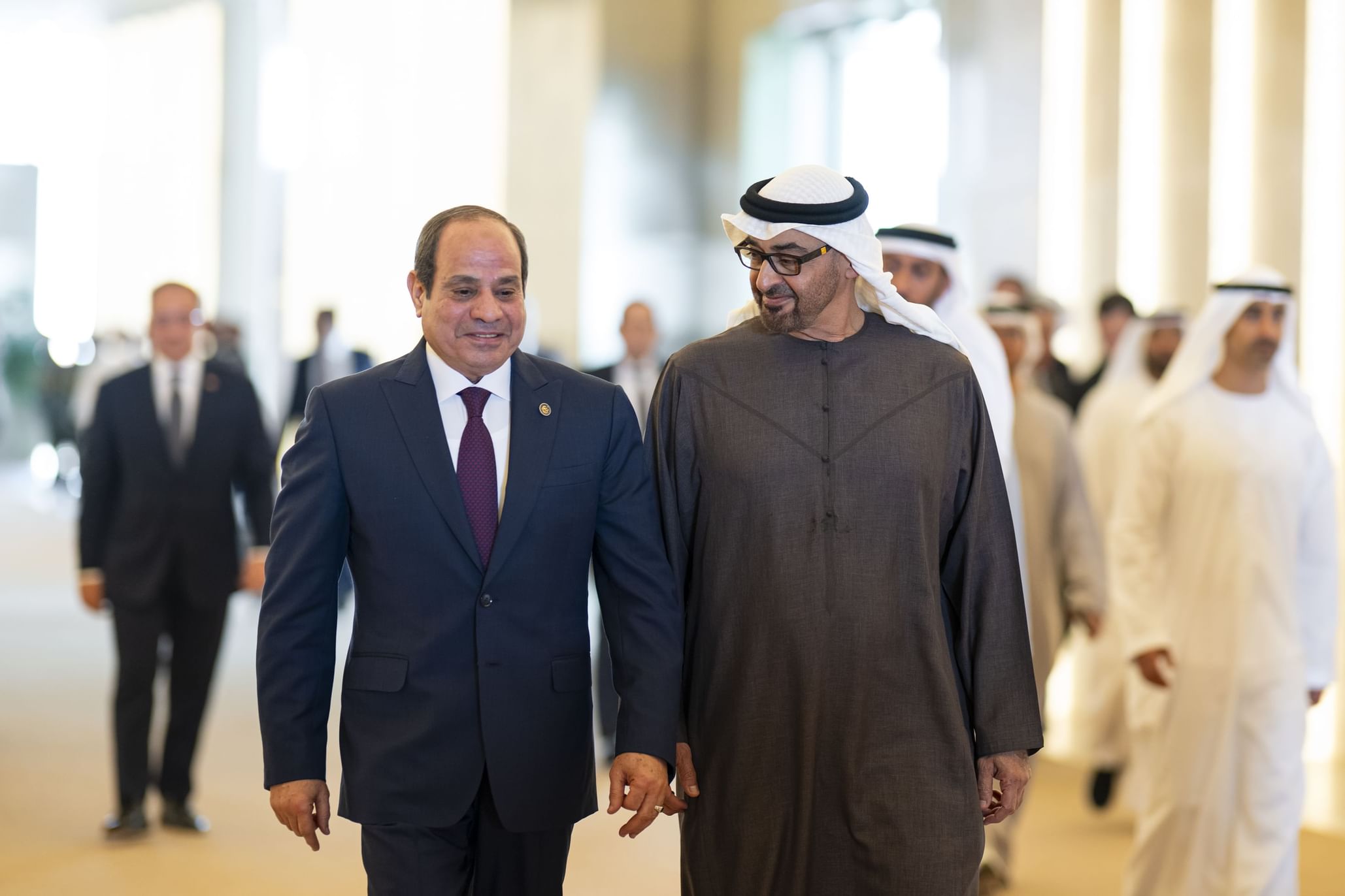 UAE, Egyptian Presidents discuss bilateral relations, regional developments