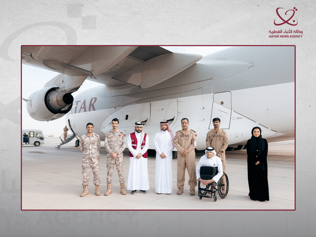 Qatari Aid Plane Arrives in Damascus for First Time