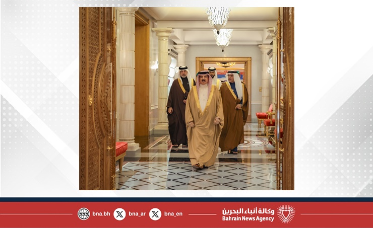 HM King receives HH Shaikh Nasser bin Hamad