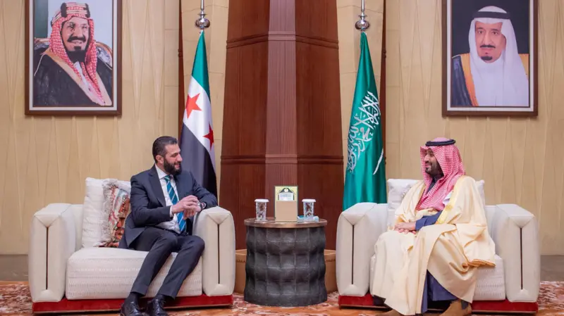 HRH the Crown Prince Meets with Syrian President