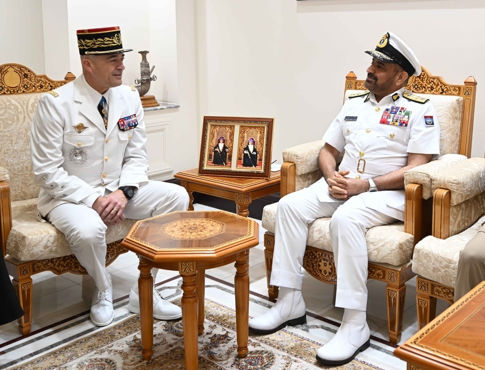 SAF Chief of Staff Receives French Counterpart