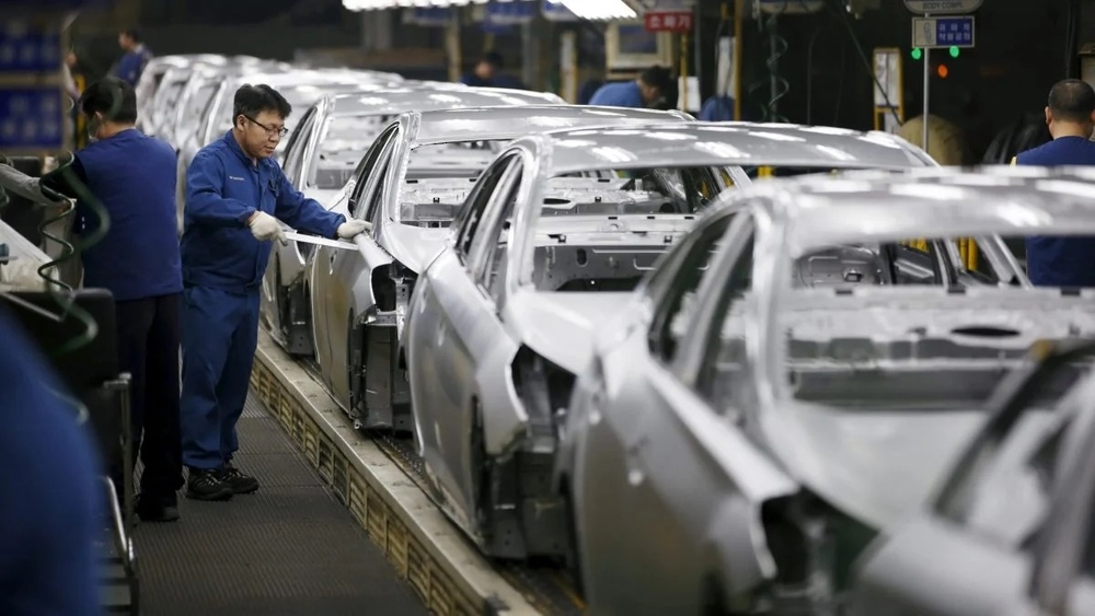 The increase in exports of South Korean automotive parts to the United States.