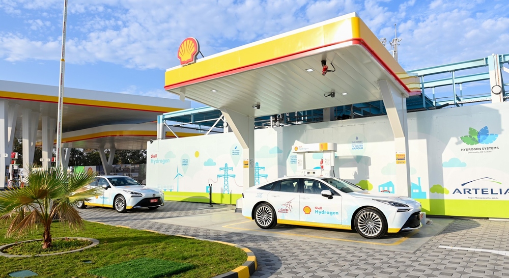 The launch of the first hydrogen station for vehicles in the Sultanate of Oman.