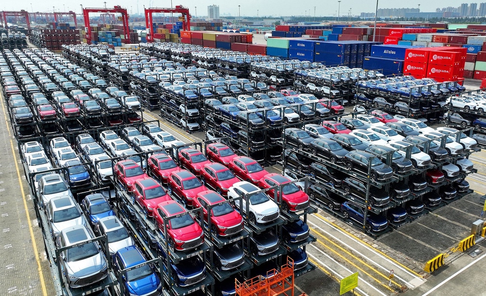 The exports of Chinese cars increased by 7% last January.