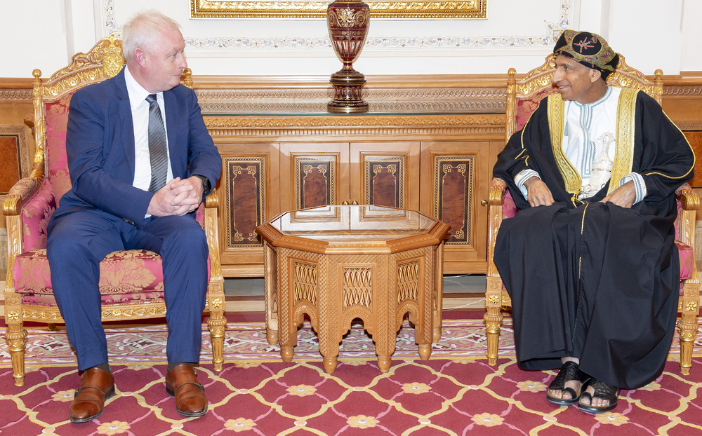 HH Sayyid Fahd Receives Secretary General of ITUC