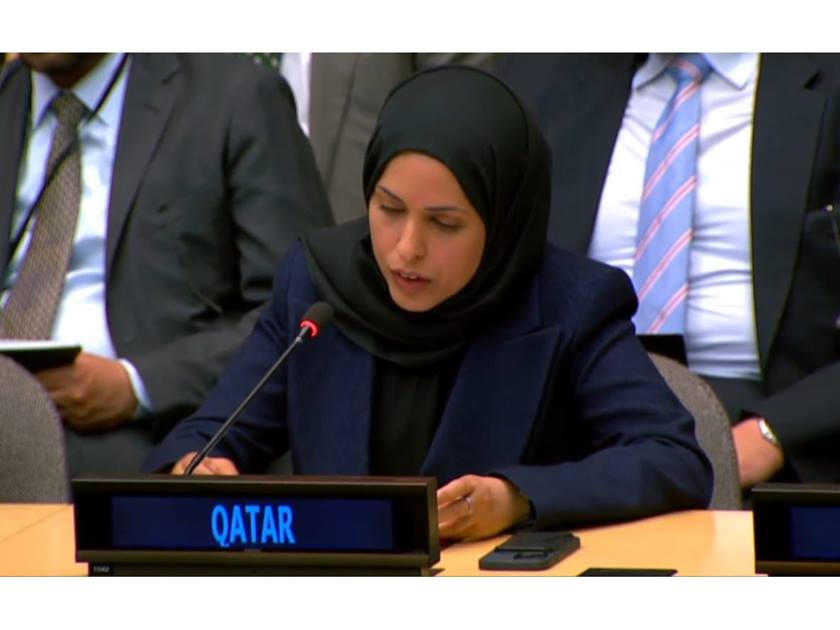 Qatar’s Permanent Representative to UN Participates in Open Humanitarian Briefing on Situation in Gaza